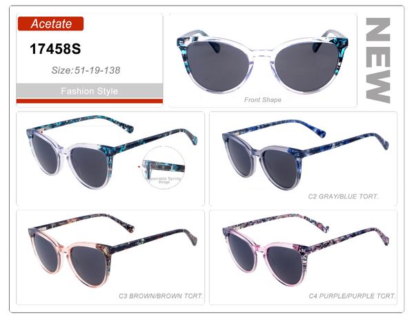 wholesale women handmade acetate polarized round cristal with follower pattern sunglasses, White;black
wholesale women handmade acetate polarized round cristal with follower pattern sunglasses, White;black