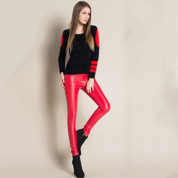 women's pants & capris high waist leather faux pu pencil harajuku leggings black fleece trousers for women 2021 spring warm white cloth, Black;white
women's pants & capris high waist leather faux pu pencil harajuku leggings black fleece trousers for women 2021 spring warm white cloth, Black;white