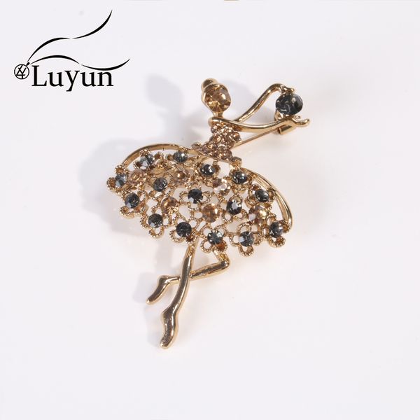 luyun золотого металл черного горный хрусталь черная танцовщица pin брошь lady ювелирные изделия малых подарки оптом, Gray
luyun золотого металл черного горный хрусталь черная танцовщица pin брошь lady ювелирные изделия малых подарки оптом, Gray