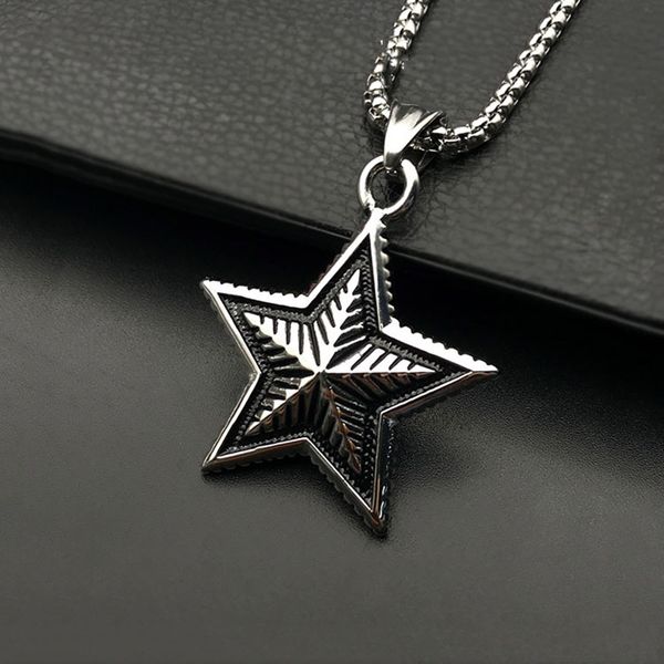 316l hip hip star pendant necklace for men women stainless steel pentagram necklace jewelry accessories party gift, Silver
316l hip hip star pendant necklace for men women stainless steel pentagram necklace jewelry accessories party gift, Silver