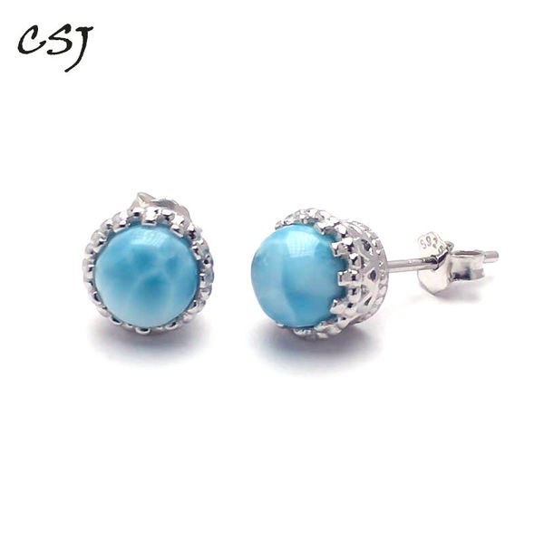 csj simple natural blue larimar earring sterling 925 silver larimar bangle fine jewelry women wedding party gift, Golden;silver
csj simple natural blue larimar earring sterling 925 silver larimar bangle fine jewelry women wedding party gift, Golden;silver