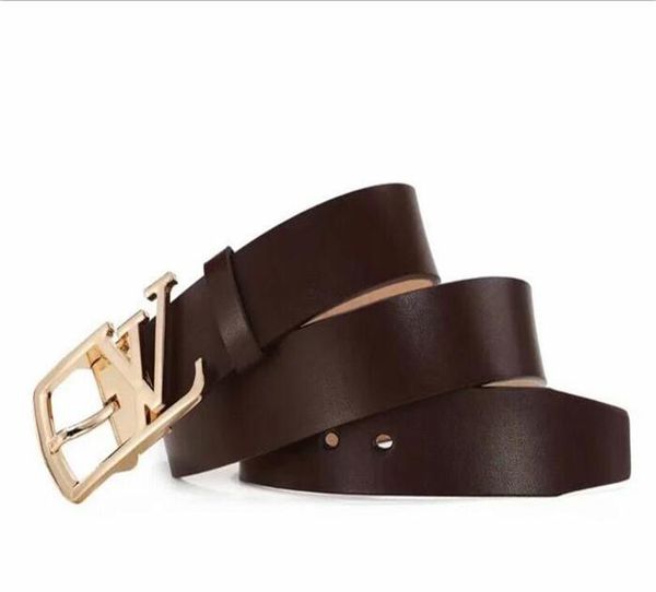 fashion designer belts men women belt big smooth buckle genuine leather belt man woman luxury belts q21, Black;brown