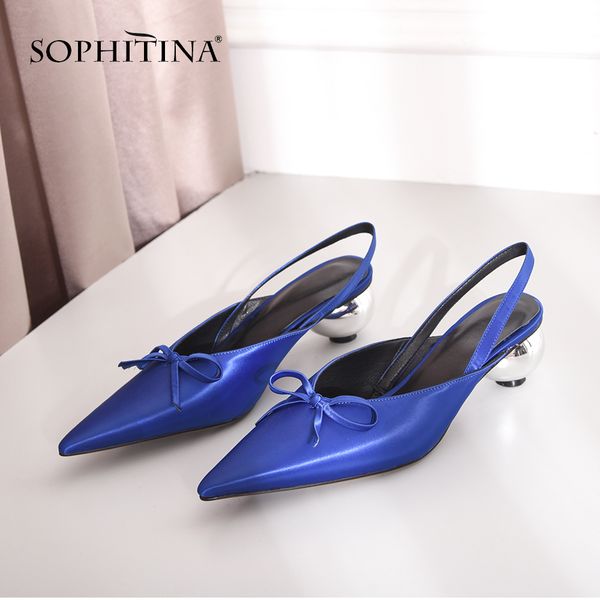 sophitina silk sheepskin women's slippers fashion med strange style butterfly-not shoes pointed toe slippers mo140, Black
sophitina silk sheepskin women's slippers fashion med strange style butterfly-not shoes pointed toe slippers mo140, Black