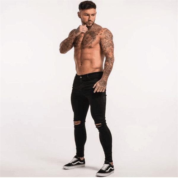 mens big hole jeans fashion black solid plus size slim fit male printed biker denim pants, Blue
mens big hole jeans fashion black solid plus size slim fit male printed biker denim pants, Blue