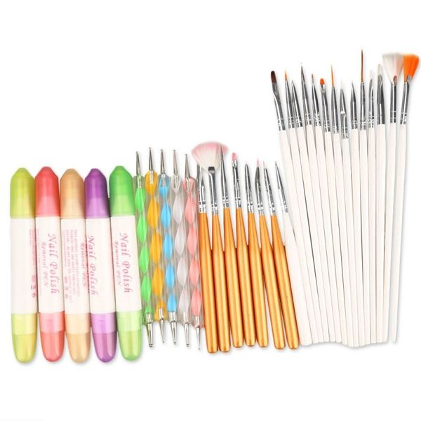 tool set for nail art (one set 32, Silver