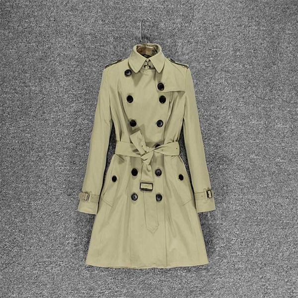 women's trench coats long coat in european and american british style slim, Tan;black
women's trench coats long coat in european and american british style slim, Tan;black