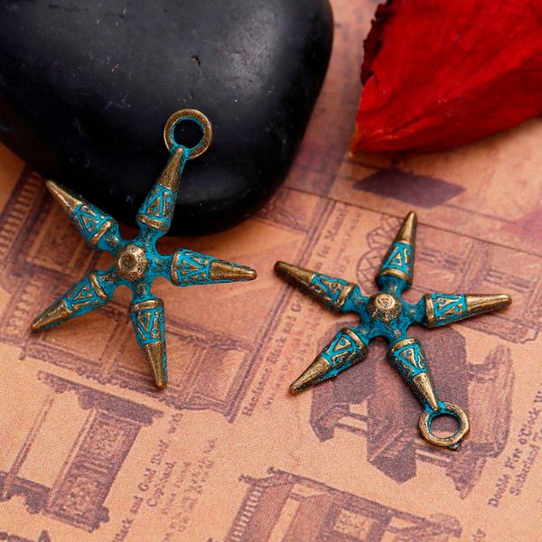 doreenbeads zinc based alloy antique bronze boho chic patina charms pentagram star pattern diy component 28mm x 25mm(1"), 30 pcs, Silver
doreenbeads zinc based alloy antique bronze boho chic patina charms pentagram star pattern diy component 28mm x 25mm(1"), 30 pcs, Silver