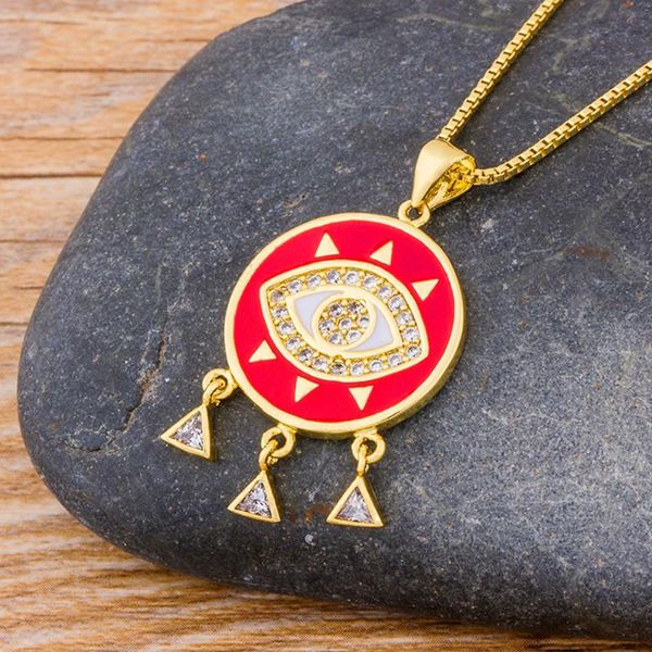 chains encrusted turkish evil eye round blue red choker necklace micro pave cubic zirconia rhinestone women chain charm pendant jewelry, Silver
chains encrusted turkish evil eye round blue red choker necklace micro pave cubic zirconia rhinestone women chain charm pendant jewelry, Silver