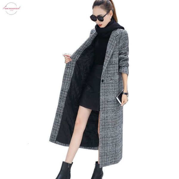 women wool coat plaid women loose long woolen winter coat woolen overcoat coats wool single trench wj54, Black
women wool coat plaid women loose long woolen winter coat woolen overcoat coats wool single trench wj54, Black