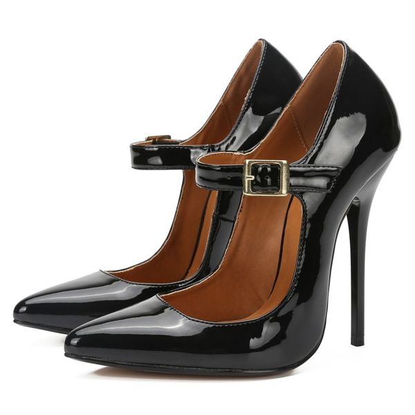 2020 spring autumn women shoes high heels thin large size 48 women's heels pointed toe pu leather pumps women wedding shoes, Black
2020 spring autumn women shoes high heels thin large size 48 women's heels pointed toe pu leather pumps women wedding shoes, Black