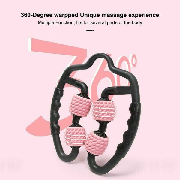accessories 360° leg clamp muscle massager 4 wheels roller waist massage stick yoga fitness indoor exercise
accessories 360° leg clamp muscle massager 4 wheels roller waist massage stick yoga fitness indoor exercise