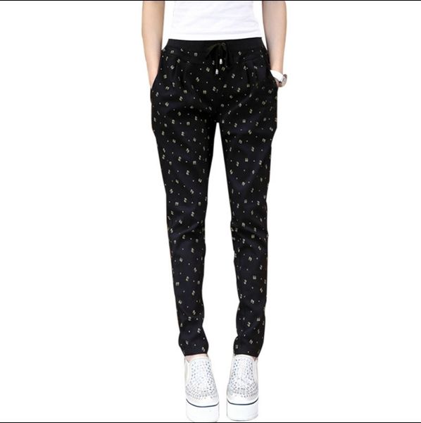 3xl 2020 lolita autumn and summer women pencil pants plus size ladies drawstring printed pantalon long trousers ws77, Black;white
3xl 2020 lolita autumn and summer women pencil pants plus size ladies drawstring printed pantalon long trousers ws77, Black;white