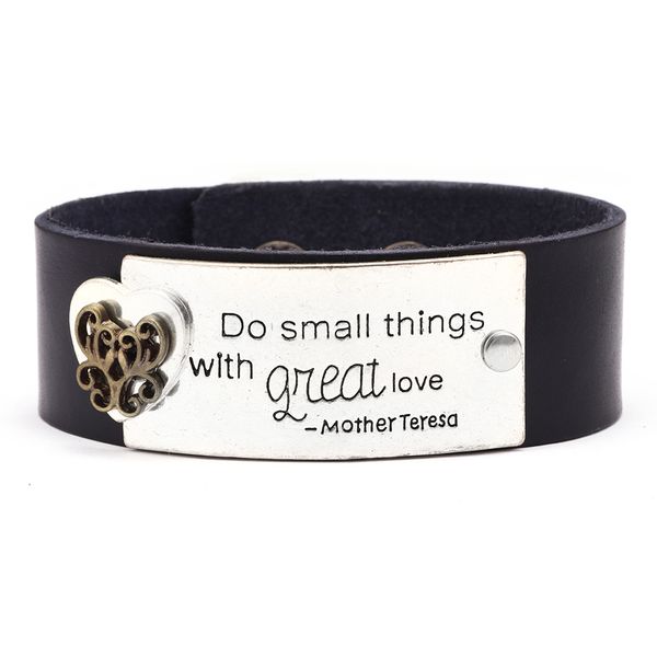 2019 new listings alloy letters bracelets retro style wide leather for female cuff adjustable women bracelet ladies jewlry gifts, Black
2019 new listings alloy letters bracelets retro style wide leather for female cuff adjustable women bracelet ladies jewlry gifts, Black