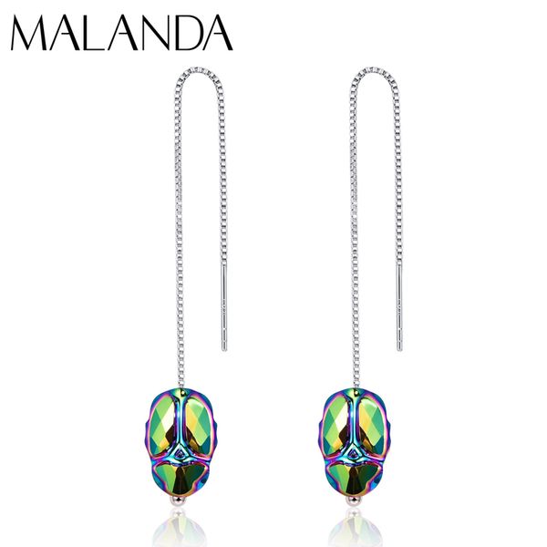 crystals from swarovski scarab bead drop earrings for women silver chain piercing dangle earring fashion wedding jewelry gift
crystals from swarovski scarab bead drop earrings for women silver chain piercing dangle earring fashion wedding jewelry gift