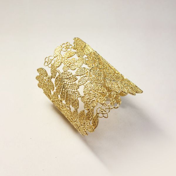 bangle trendy big hollow leaves armlet gold lace wide wedding wear bridal golden polished of bangles, Black
bangle trendy big hollow leaves armlet gold lace wide wedding wear bridal golden polished of bangles, Black