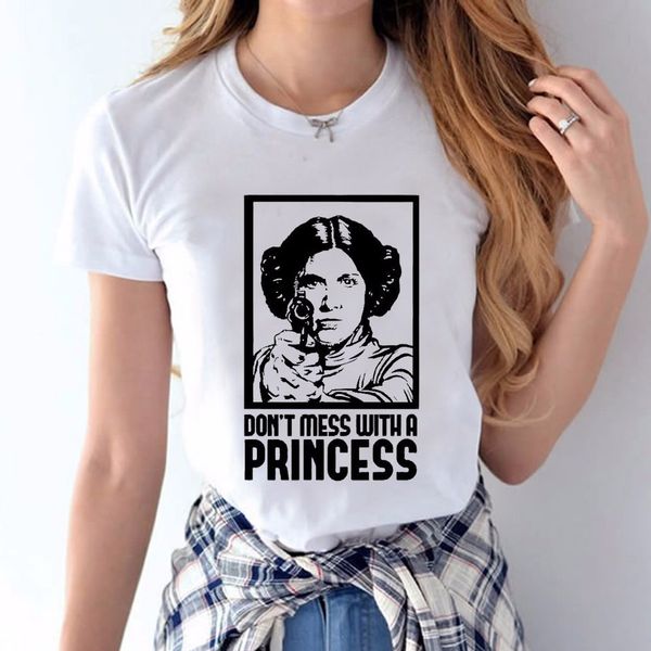 new do not mess with princess t shirt short sleeve women t-shirt novelty tee vintage movie printed casual shirts, White
new do not mess with princess t shirt short sleeve women t-shirt novelty tee vintage movie printed casual shirts, White