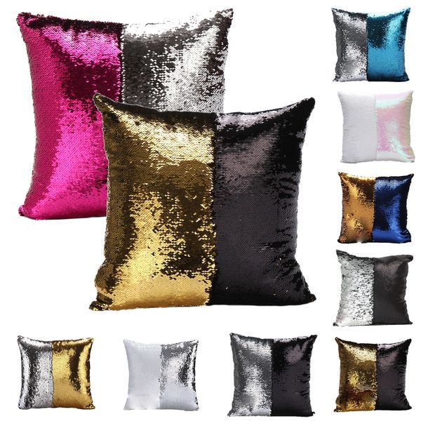 мода двойной цвет двусторонняя русалка наволочка блесток диван диван подушка наволочка 40 * 40 см 
мода двойной цвет двусторонняя русалка наволочка блесток диван диван подушка наволочка 40 * 40 см