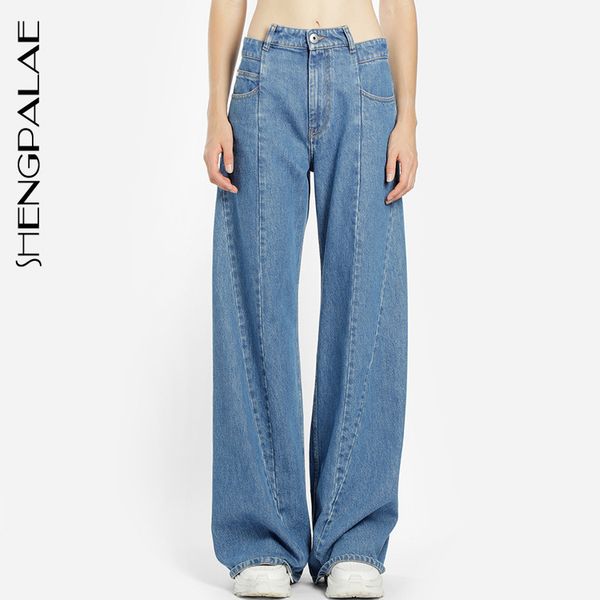 shengpalae 2019 new autumn high wasit personality design jeans loose big size split fashion wide leg women denim pants ft551, Blue
shengpalae 2019 new autumn high wasit personality design jeans loose big size split fashion wide leg women denim pants ft551, Blue