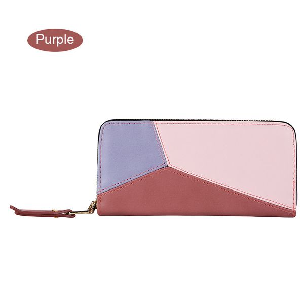 patchwork pu leather women wallet elegant long zipper purse wristband female purse soft msj99, Red;black
patchwork pu leather women wallet elegant long zipper purse wristband female purse soft msj99, Red;black