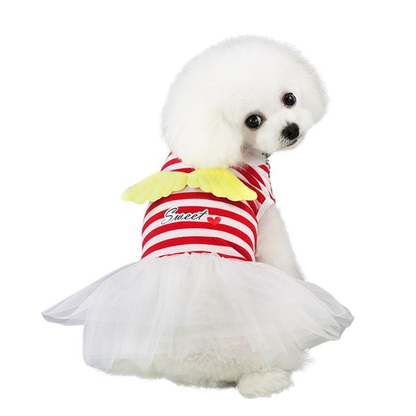clothes for puppy cute pet clothes dog dress stripes with angel wings & sweet gauze skirt dog lace tutu dress
clothes for puppy cute pet clothes dog dress stripes with angel wings & sweet gauze skirt dog lace tutu dress