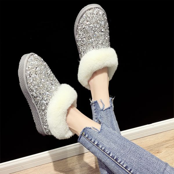 ankle boots for women boots fur warm snow female winter shoes women platform padded winter booties footwear, Black
ankle boots for women boots fur warm snow female winter shoes women platform padded winter booties footwear, Black