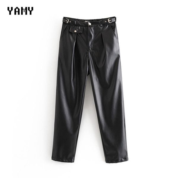 high street женщин pu pant брюки высокая пояс искусственная кожа карман pant офис леди повседневный зора стекаются pu pants black, Black;white
high street женщин pu pant брюки высокая пояс искусственная кожа карман pant офис леди повседневный зора стекаются pu pants black, Black;white