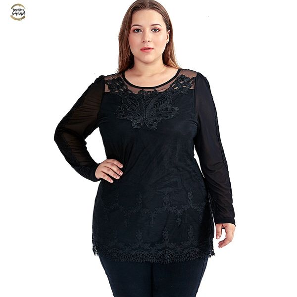 women autumn long sleeve plus size white lace o-neck slim tunics ladies elegant blouses shirt 4xl 5xl 6xl s002
women autumn long sleeve plus size white lace o-neck slim tunics ladies elegant blouses shirt 4xl 5xl 6xl s002