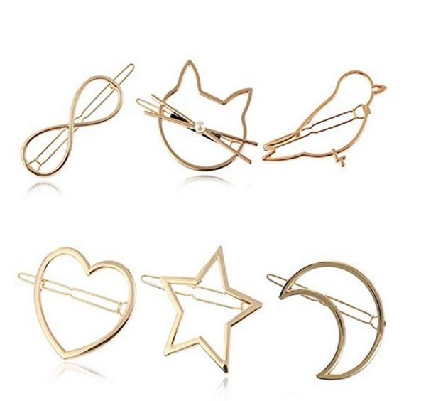 bird hair clip clamps girls /ladies dainty gold silver cut out bird shape geometric metal hairpin hair clip, Golden;silver
bird hair clip clamps girls /ladies dainty gold silver cut out bird shape geometric metal hairpin hair clip, Golden;silver