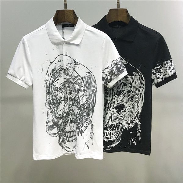 men's polos shirts #0885 pullover cotton short sleeve skulls print pp luxury business summer medusa male t shirt casual polo 4, White;black
men's polos shirts #0885 pullover cotton short sleeve skulls print pp luxury business summer medusa male t shirt casual polo 4, White;black
