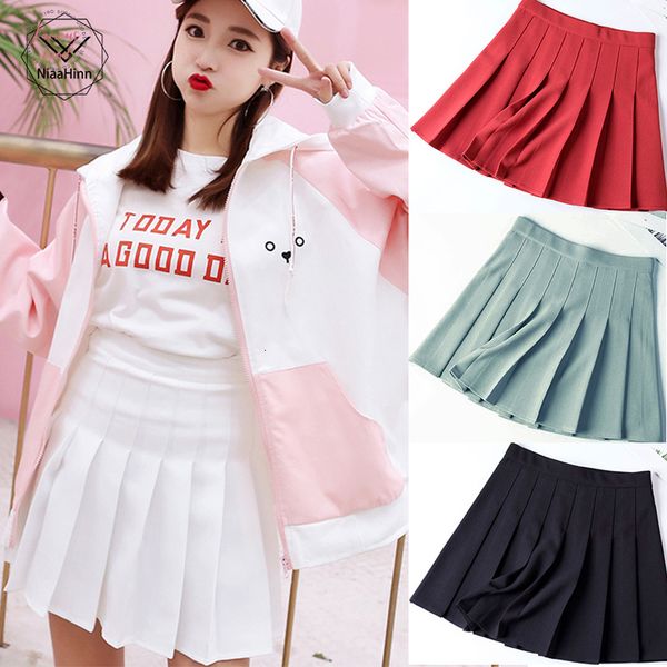 women fashion high waist pleated skirt wind cosplay skirt kawaii female mini skirts harajuku solid a line sailor skirt plus size, Black
women fashion high waist pleated skirt wind cosplay skirt kawaii female mini skirts harajuku solid a line sailor skirt plus size, Black
