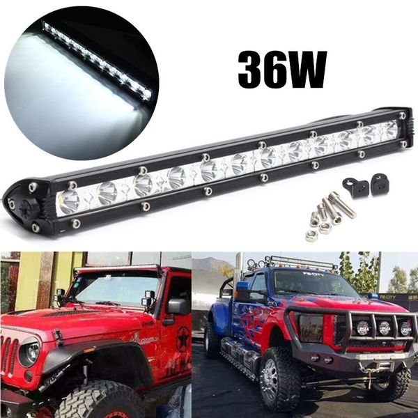 13 inch 36w white led car light bar 6000k work light spot flood combo lamp driving off road work bar dc 9-32v
13 inch 36w white led car light bar 6000k work light spot flood combo lamp driving off road work bar dc 9-32v