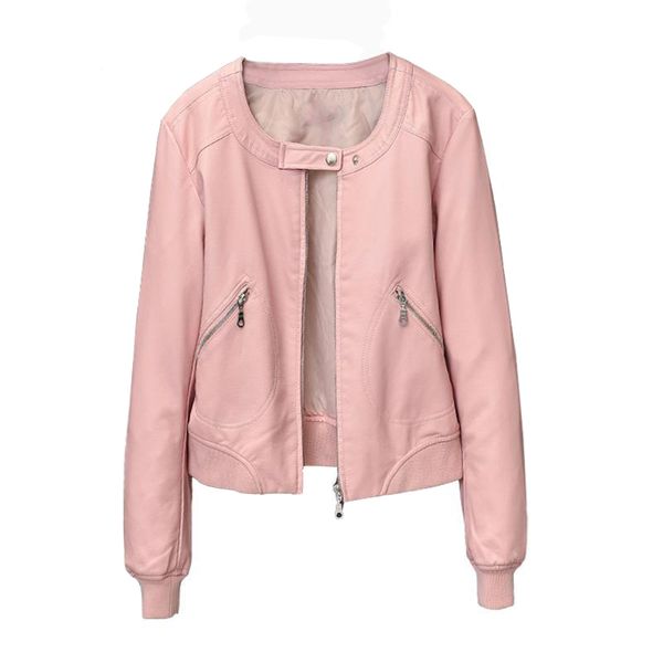2019 women o-neck zipper faux leather jacket short biker coat casual jackets female plus size s-4xl basic outwear korean free, Black
2019 women o-neck zipper faux leather jacket short biker coat casual jackets female plus size s-4xl basic outwear korean free, Black