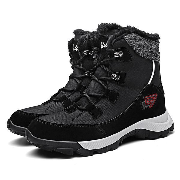 winter mens and womens long tube snow boots comfortable non-slip casual warm shoes outdoor lovers hiking boots, Black
winter mens and womens long tube snow boots comfortable non-slip casual warm shoes outdoor lovers hiking boots, Black