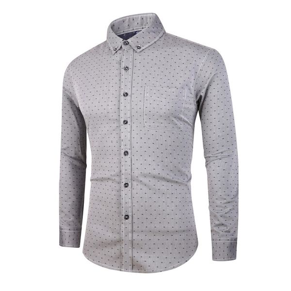 klv shirt mens button turndown collar shirt painting casual shirts long sleeve leisure wave dot camisa, White;black
klv shirt mens button turndown collar shirt painting casual shirts long sleeve leisure wave dot camisa, White;black