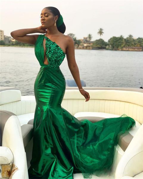 dark green mermaid sequined prom dresses one shoulder plunging neck formal dress sweep train satin evening gowns, Black
dark green mermaid sequined prom dresses one shoulder plunging neck formal dress sweep train satin evening gowns, Black