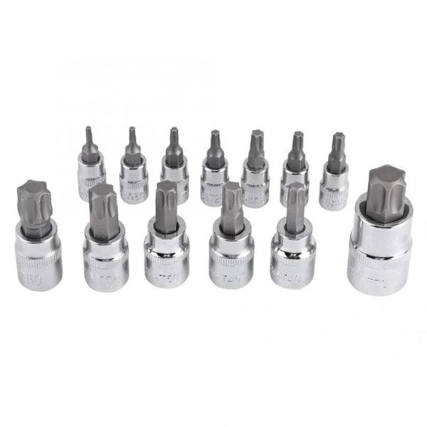 13pcs torx star bit socket set 1/2inch 3/8inch 1/4inch drive chrome-vanadium steel
13pcs torx star bit socket set 1/2inch 3/8inch 1/4inch drive chrome-vanadium steel