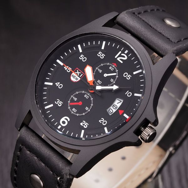 2018 new brand xinew leather waterproof date watch men watches quartz army wristwatches calendar fashion reloj hombre, Slivery;brown
2018 new brand xinew leather waterproof date watch men watches quartz army wristwatches calendar fashion reloj hombre, Slivery;brown