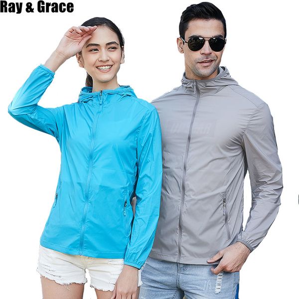 ray grace outdoor sport jacket hiking waterproof anti-uv sun protection summer coat quick dry men women thin hiking jackets, Blue;black
ray grace outdoor sport jacket hiking waterproof anti-uv sun protection summer coat quick dry men women thin hiking jackets, Blue;black