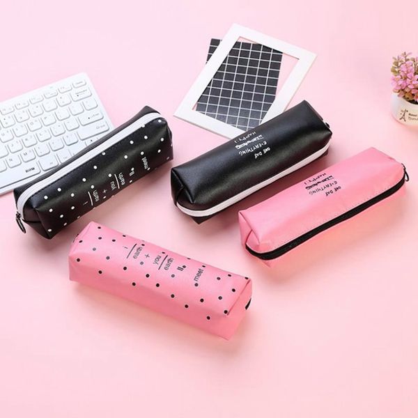 black pencil case school pencil cases bag box kawaii stationery pouch leather pencilcase for girls boys school office supplies tools
black pencil case school pencil cases bag box kawaii stationery pouch leather pencilcase for girls boys school office supplies tools