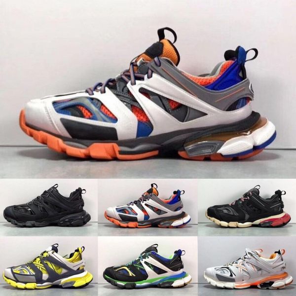 Top quality Paris Triple S Track 3.0 Orange Yellow Men women Running Shoes Platform sports Sneakers Tess S. Gomma Trek Mens Trainers
Top quality Paris Triple S Track 3.0 Orange Yellow Men women Running Shoes Platform sports Sneakers Tess S. Gomma Trek Mens Trainers