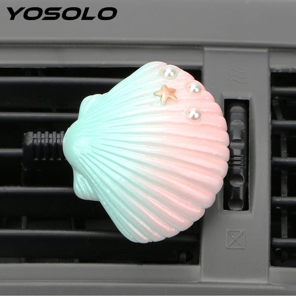 yosolo shell shape car perfume air freshener air conditioning vent clip aroma solid car-styling perfumes
yosolo shell shape car perfume air freshener air conditioning vent clip aroma solid car-styling perfumes