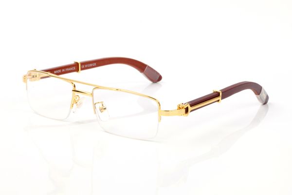 new fashion sport semi rimless plain mirror glasses wood bamboo buffalo horn sunglasses for men lunettes gafas with original box, White;black
new fashion sport semi rimless plain mirror glasses wood bamboo buffalo horn sunglasses for men lunettes gafas with original box, White;black