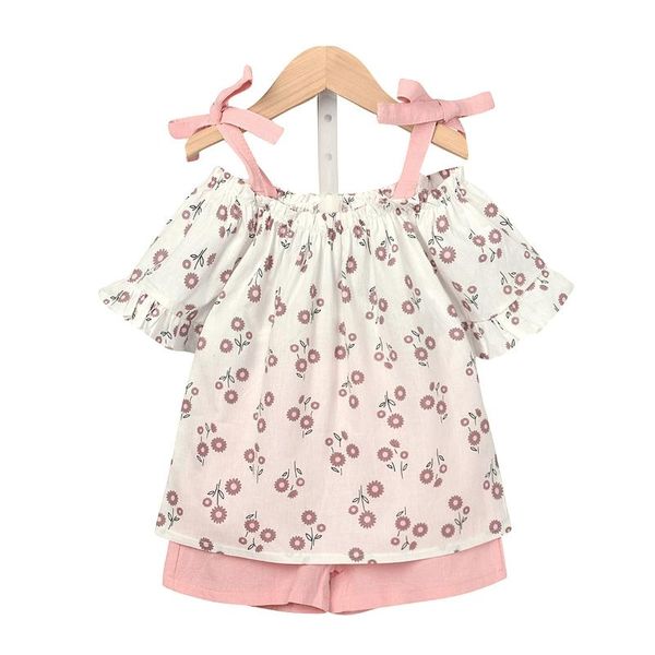 2020 summer new children's clothing baby girls floral strap strapless set dormitory printing + solid color shorts 2pcs, White
2020 summer new children's clothing baby girls floral strap strapless set dormitory printing + solid color shorts 2pcs, White