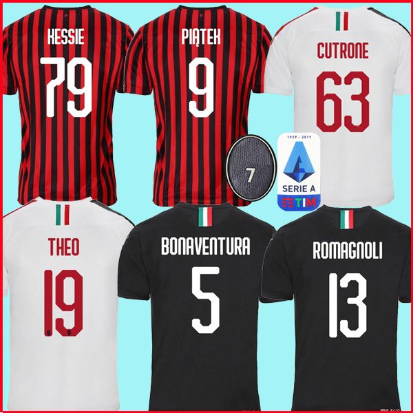 Ac milan 19 20 occer jer ey 2019 2020 piatek football hirt paqueta theo u o caldara cutrone cami a de futebol romagnol kid boy
Ac milan 19 20 occer jer ey 2019 2020 piatek football hirt paqueta theo u o caldara cutrone cami a de futebol romagnol kid boy