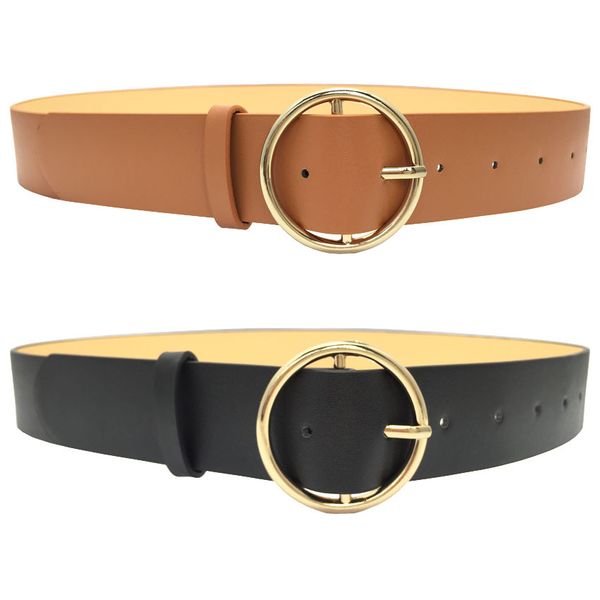 pin buckles belt female deduction side gold buckle jeans wild belts for women fashion students simple casual trousers circle, Black;brown
pin buckles belt female deduction side gold buckle jeans wild belts for women fashion students simple casual trousers circle, Black;brown