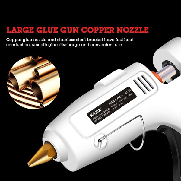 melt glue gun electric heat temperature tool professional bonding tool high-temp with glue stick 7/11mm
melt glue gun electric heat temperature tool professional bonding tool high-temp with glue stick 7/11mm