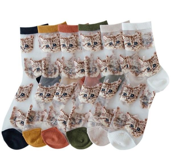 womens cute kitten sheer stocking woman ins glass silk creative mid stockings women fashion lovely hosiery, Black;white
womens cute kitten sheer stocking woman ins glass silk creative mid stockings women fashion lovely hosiery, Black;white