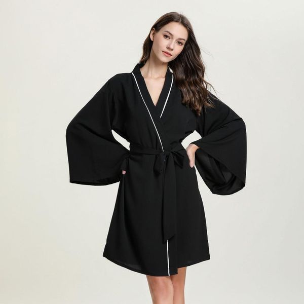 autumn women ice silk sleepwear flare sleeve satin nightgown bride bridesmaid wedding robe kimono bathrobe lingerie gown, Black;red
autumn women ice silk sleepwear flare sleeve satin nightgown bride bridesmaid wedding robe kimono bathrobe lingerie gown, Black;red