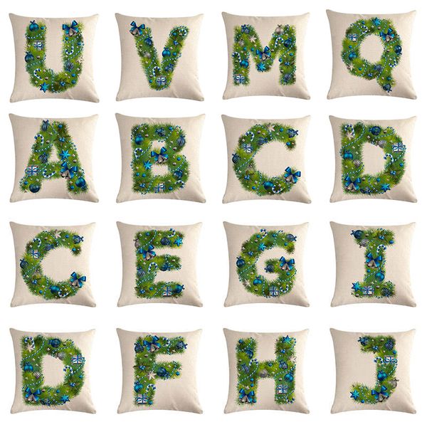 englisch alphabet cushion cover greenplant 45x45cm cotton linen christmas home decor decoration letter throw pillow cover
englisch alphabet cushion cover greenplant 45x45cm cotton linen christmas home decor decoration letter throw pillow cover