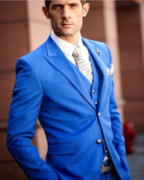 new arrival two buttons blue wedding groom tuxedos peak lapel groomsmen men suits prom blazer (jacket+pants+vest+tie) w64, Black;gray
new arrival two buttons blue wedding groom tuxedos peak lapel groomsmen men suits prom blazer (jacket+pants+vest+tie) w64, Black;gray